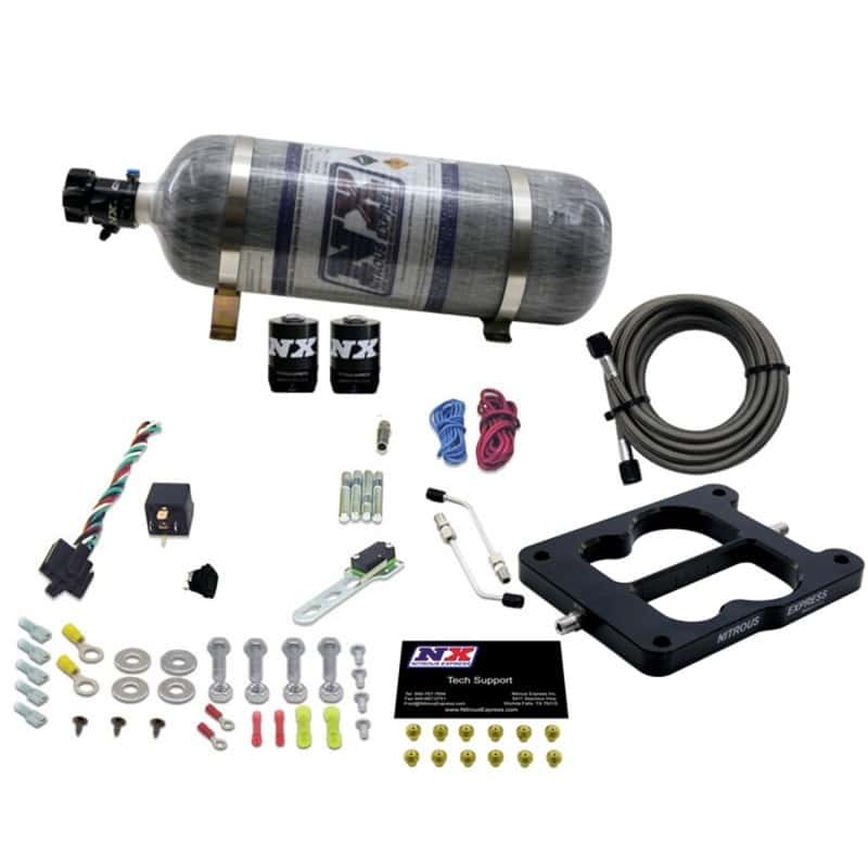 Nitrous Express — Nitrous Express Q-Jet/Holley Spread Bore Nitrous Kit (50-300HP) w/Composite Bottle
Injection System Kit
N2OSys - view 1