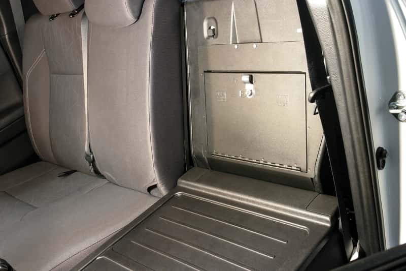 Tuffy Products — Tuffy 05-23 Toyota Tacoma Behind Seat Cubby Cover W/ Combo Lock
Cubby Cover - view 8