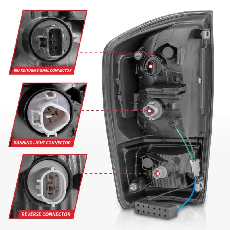 ANZO — ANZO 2016-2017 Toyota Tacoma LED Taillights Smoke
TailLightSet - view 6