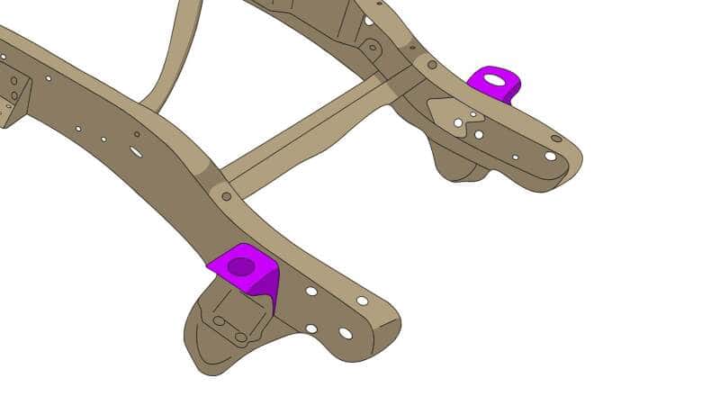 RustBuster — Rust Buster 81-87 Chevy C/K10 Core Support Mount - view 7