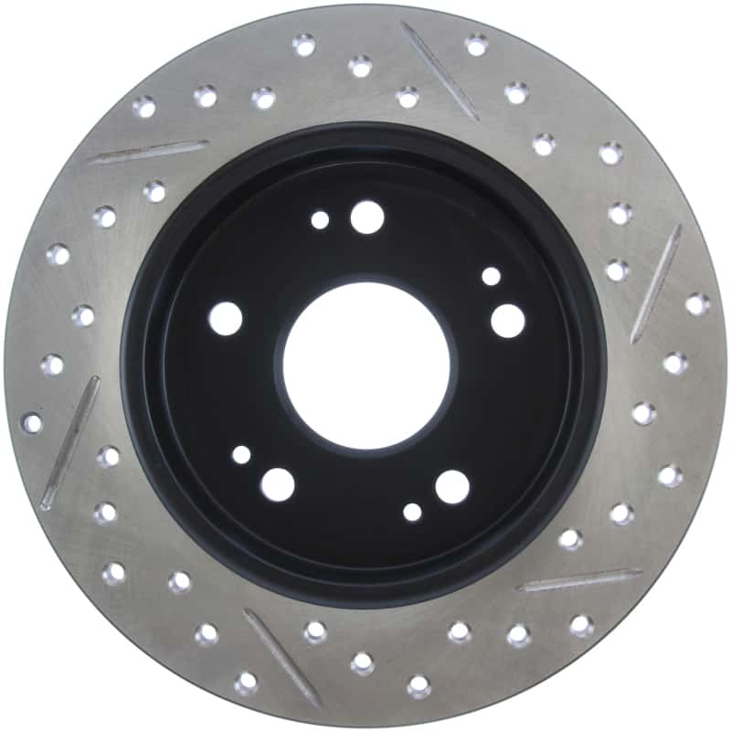 Stoptech — StopTech 06-09 Honda Civic Ex/Si Slotted & Drilled Right Rear Rotor
Disc Brake Rotor
Slot/Drill Rotor - view 5