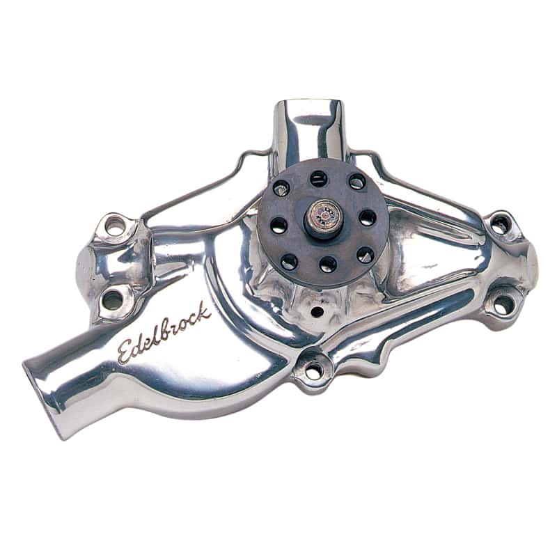 Edelbrock — Edelbrock Water Pump High Performance Chevrolet 350 CI V8 Short Style Polished Finish
WATER PUMPS - view 3