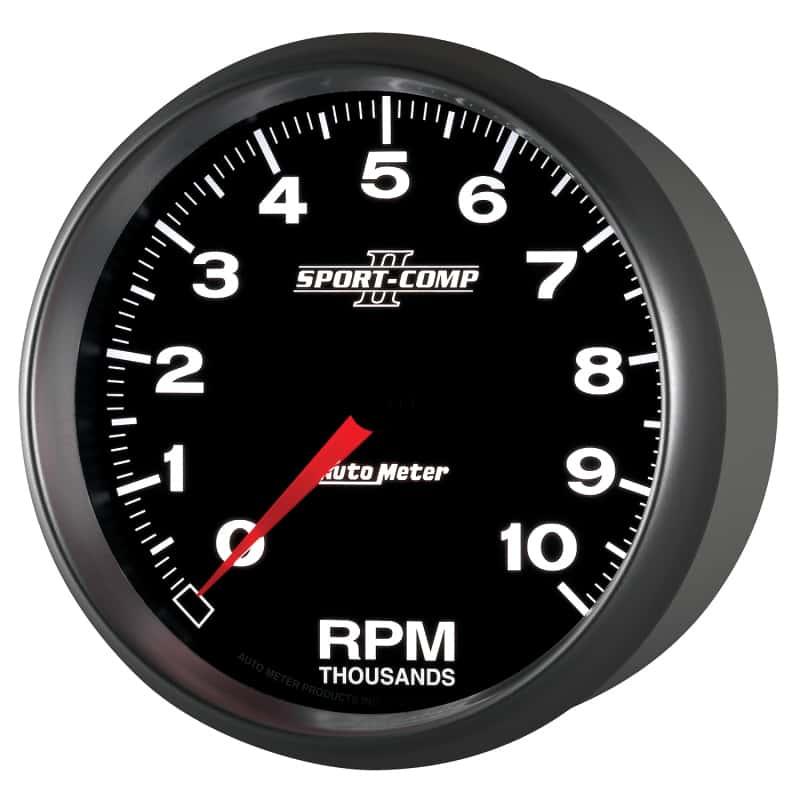 AutoMeter — Autometer Sport-Comp II 5 inch 0-10000 RPM In Dash Tachometer
5" TACH, 10,000 RPM, - view 9