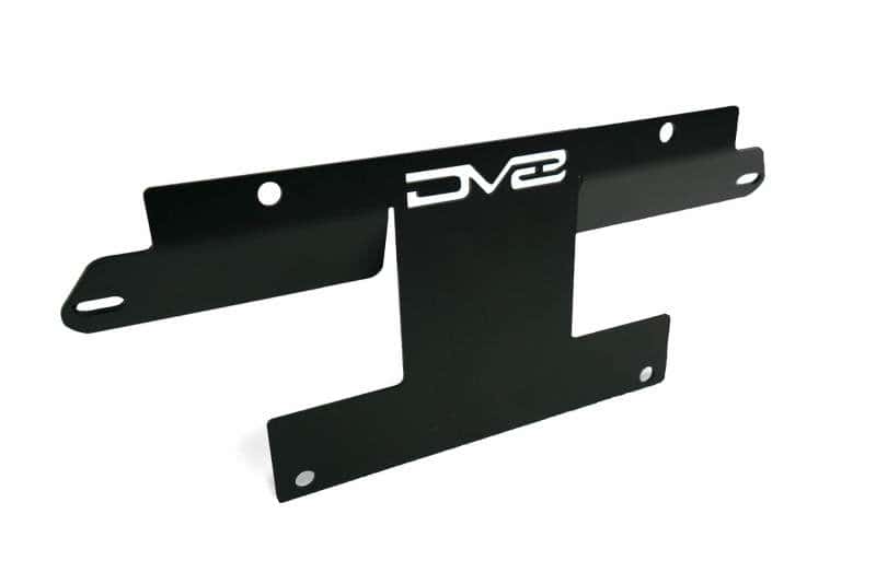 DV8 Offroad — DV8 Offroad 21-22 Ford Bronco Factory Front Bumper Licence Relocation Bracket - Front
License Bracket - view 3