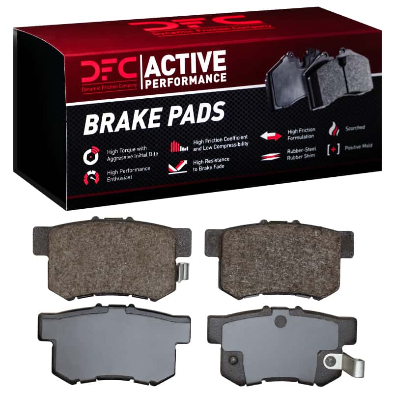 DFC — DFC 91-12 Acura RDX Rear Active Performance Pads - Low Metallic
DFC Brake Pad Set - view 4