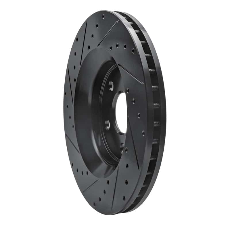 R1 Concepts — R1 11-25 Dodge Durango Front Right Drilled & Slotted Black Brake Rotor
R1 Brake Rotor Drill - view 4