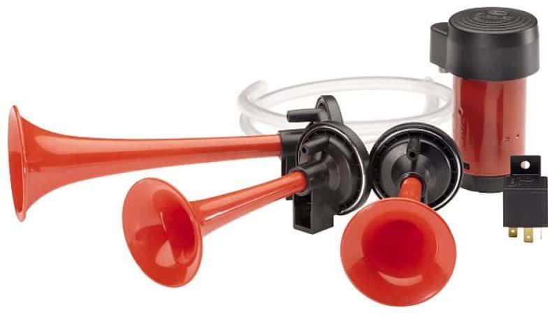 Hella — Hella Triple-Tone Air Horn Kit 12V
HORN KIT AIR 3-TRUMP - view 1