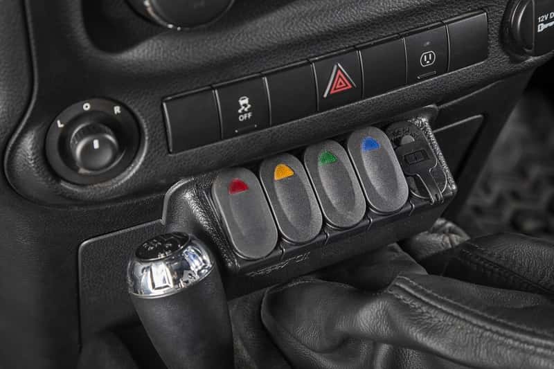 Rugged Ridge — Rugged Ridge Lower Switch Panel Kit 11-18 Jeep Wrangler JK/JKU
RkrSwitchandCoverSet
OFFROAD_INTERIOR - view 5