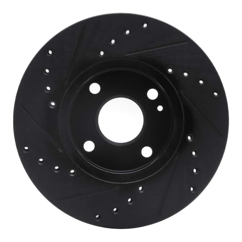 R1 Concepts — R1 94-02 Mazda Miata Front Right Drilled & Slotted Black Brake Rotor
R1 Brake Rotor Drill - view 5