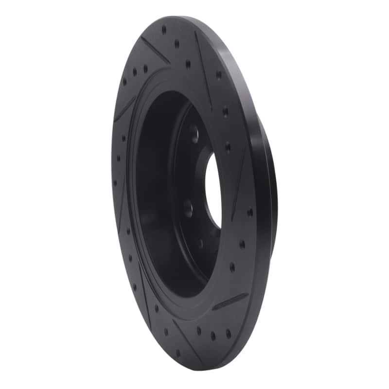 R1 Concepts — R1 11-16 Buick Regal Rear Left Drilled & Slotted Black Brake Rotor
R1 Brake Rotor Drill - view 4