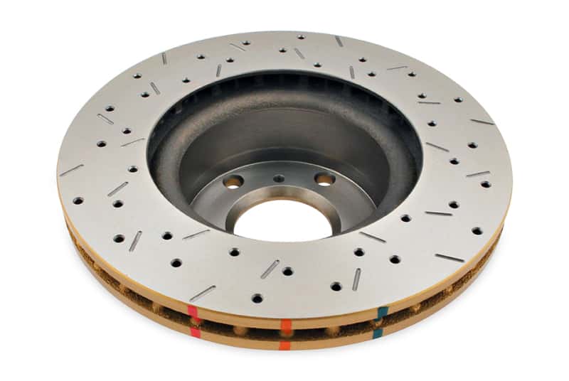 DBA — DBA 2016+ Holden RG Colorado / Trailblazer Rear 4000 Series XS Drilled & Slotted Gold Brake Rotor
Brake Rotor
Brake Disc - view 3