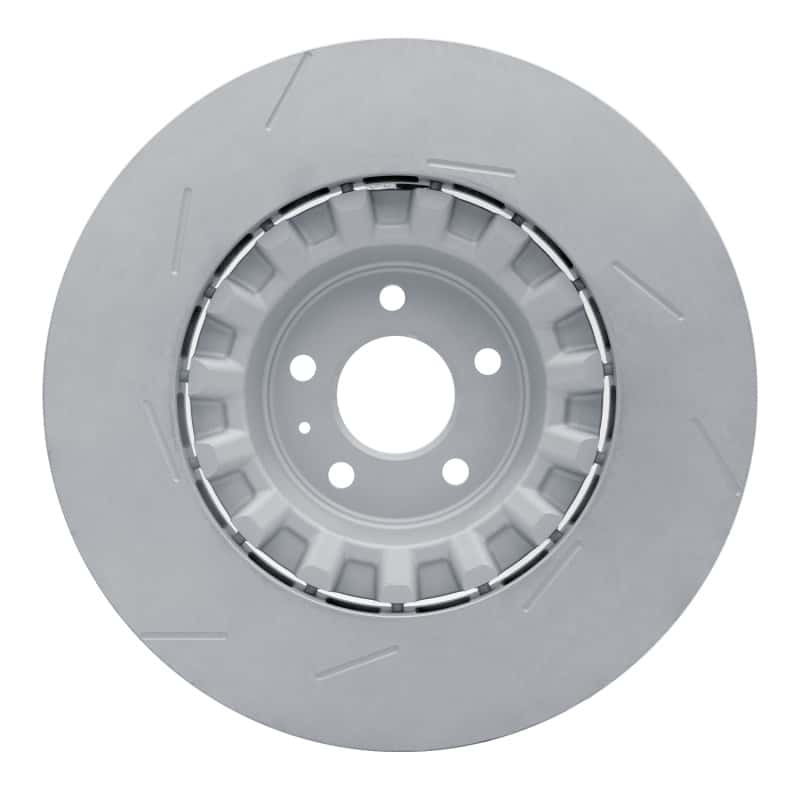 DFC — DFC 17-18 Porsche Macan Right Front Slotted Hi-Carbon Alloy Geomet Coated Rotor - view 5