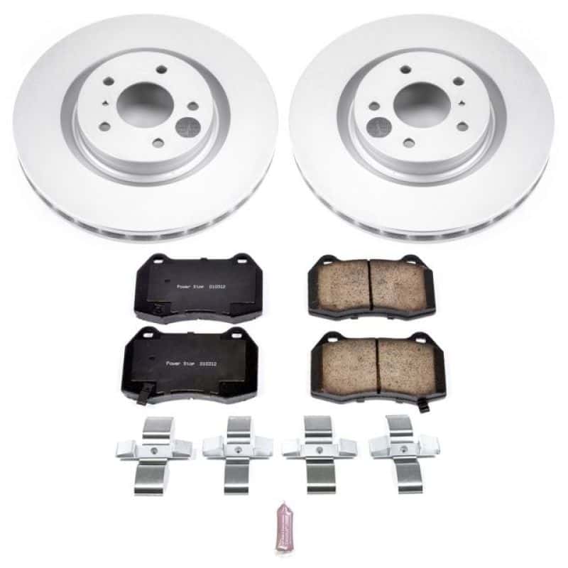 PowerStop — Power Stop 03-04 Infiniti G35 Front Z17 Evolution Geomet Coated Brake Kit - view 1