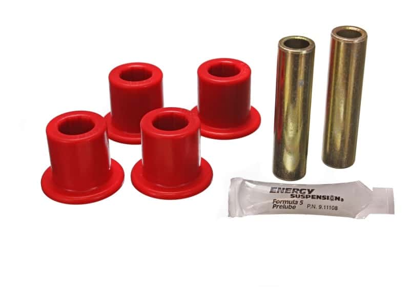 Energy Suspension — Energy Suspension Jeep Frame Shackle Bushing Set - Red
LeafSpShclBsh - view 2
