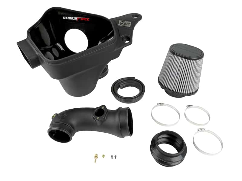 aFe — aFe POWER Magnum FORCE Stage-2 Pro Dry S Cold Air Intake System 06-13 BMW 3 Series L6-3.0L Non Turbo
Magnum FORCE Intake - view 8