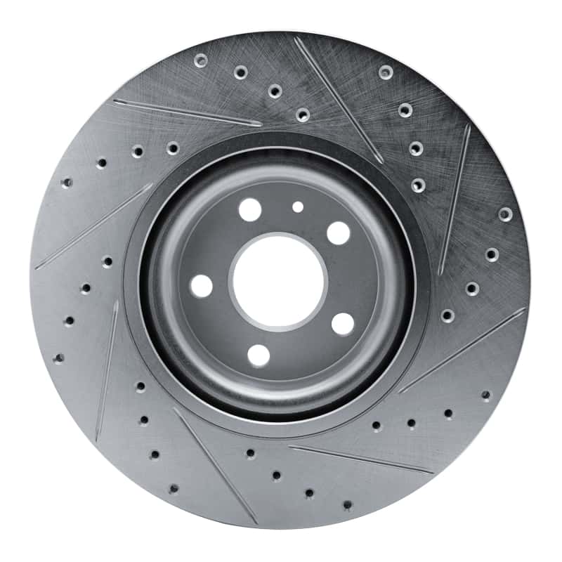 R1 Concepts — R1 17-25 Volvo V90 Front Left Drilled & Slotted Silver Brake Rotor
R1 Brake Rotor Drill - view 5