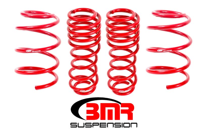 BMR Suspension — BMR 07-14 Shelby GT500 Lowering Springs (Set Of 4) - Red
Lowering Springs - view 1