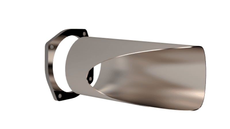 QTP — QTP 5in Weld-On QTEC DIY Cutout Pipe - view 2