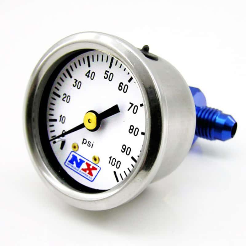 Nitrous Express — Nitrous Express Fuel Pressure Gauge (0-100 PSI w/Manifold)
FuelPrsGg
Gauge - view 2