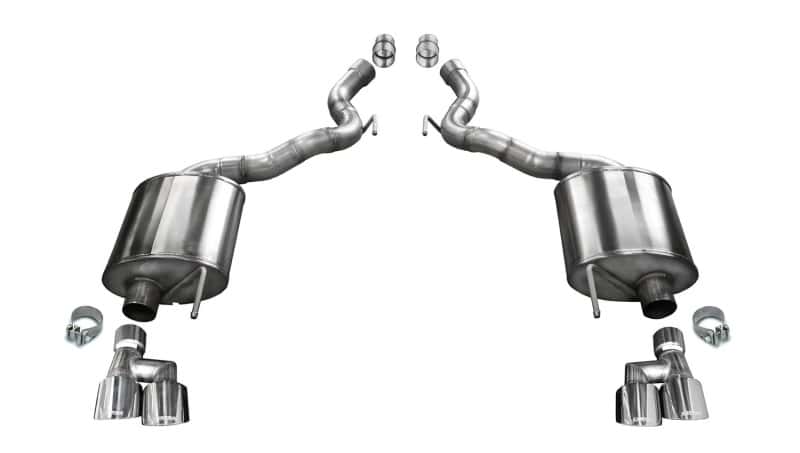 CORSA Performance — Corsa 2018-2023 Ford Mustang GT Convertible Sport Axle-Back Exhaust w/ 4in Tips
Exhaust - view 1