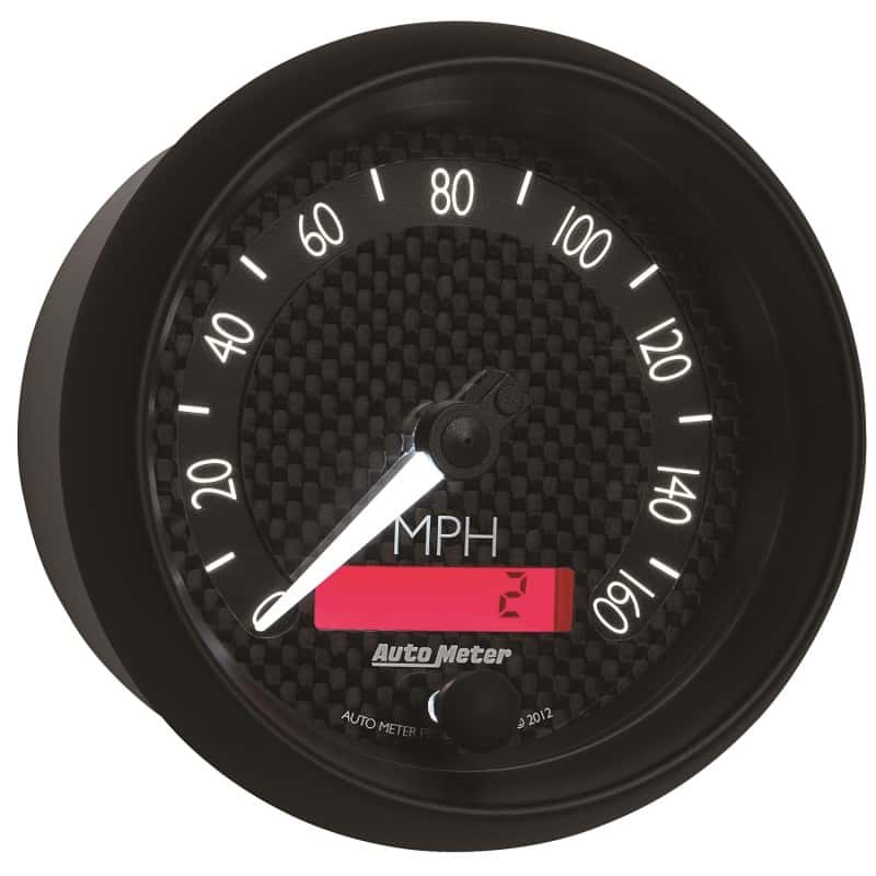 AutoMeter — Autometer GT Series 3-3/8in In Dash 0-160 MPH Electronic Programmable Speedometer
3-3/8" SPEEDO, 160 M - view 12