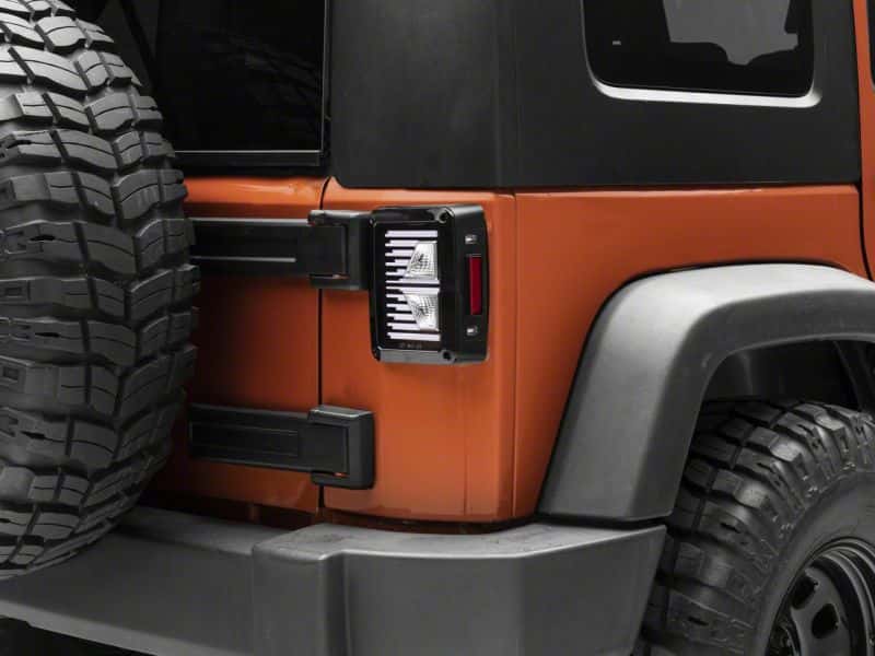 Raxiom — Raxiom 07-18 Jeep Wrangler JK Axial Series Vision LED Tail Lights- Blk Housing (Clear Lens)
Lights - view 4