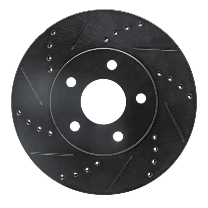 R1 Concepts — R1 06-11 Chevrolet HHR Front Left Drilled & Slotted Black Brake Rotor
R1 Brake Rotor Drill - view 1