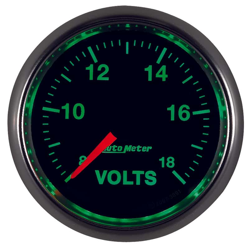 AutoMeter — Autometer GS Series 2-1/16in Voltmeter 18V Electrical Gauge Full Sweep
2-1/16" VOLTMETER, 8 - view 10