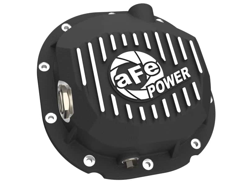 aFe — aFe 90-14 Ford F-150 Rear Differential Cover - Black w/ Machined Fins
Differential Cover - view 2