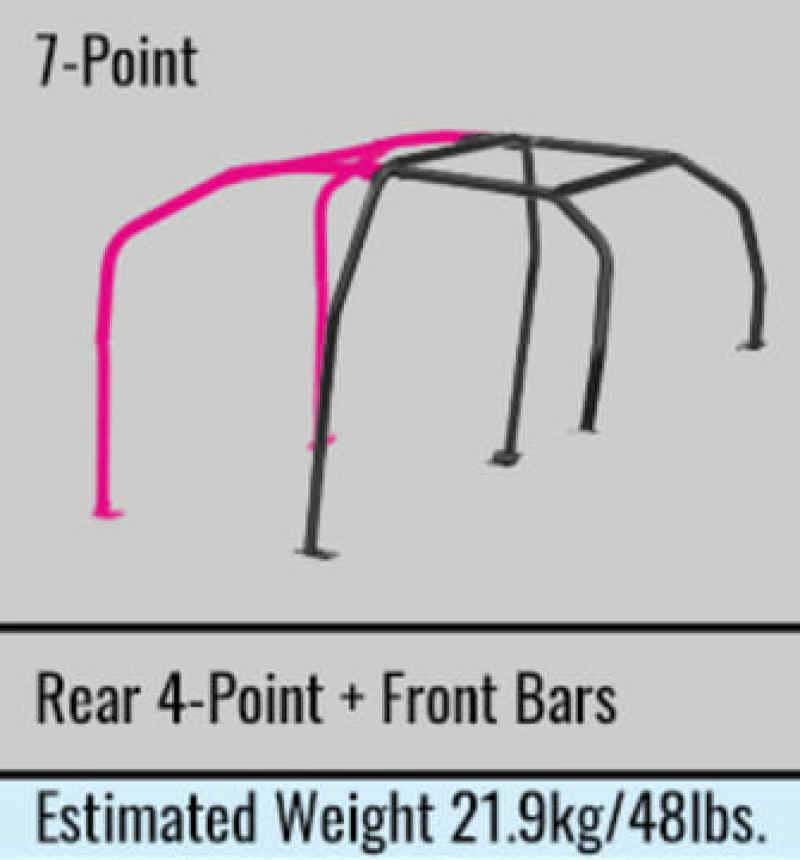 Cusco — Cusco Chro-moly Roll Cage Through Dash 7 Point CP9A (S/O / No Cancel) - view 4