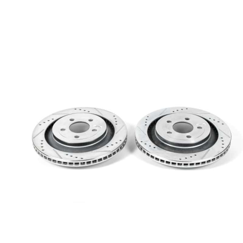 PowerStop — Power Stop 15-19 Ford Mustang Rear Evolution Drilled & Slotted Rotors - Pair
PowerStop XPR - view 1