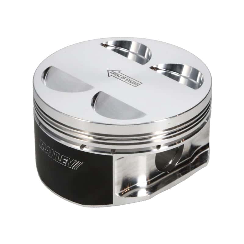 Manley Performance — Manley Nissan GT-R 3.8L VR38DETT 99mm Bore 9.8:1 CR -2cc Dish Extreme Duty Piston Set w/ Rings
Piston Set - view 6