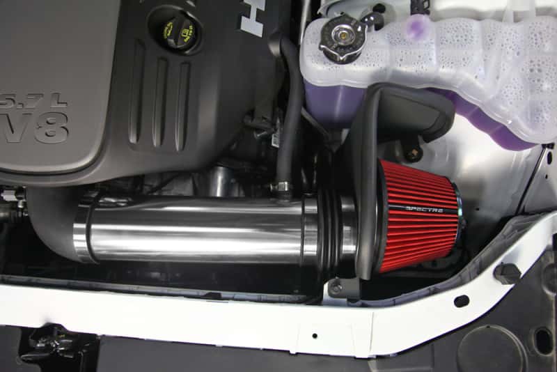Spectre — Spectre 11-17 Dodge Challenger/Charger 5.7L V8 Air Intake Kit - Polished w/Red Filter
Spectre Air Intake K
Air Intake System - view 10