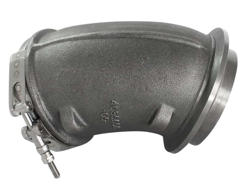 aFe — aFe BladeRunner Turbocharger Turbine Elbow Replacement Ford 99.5-03 7.3L TD
Turbocharger Elbow - view 3