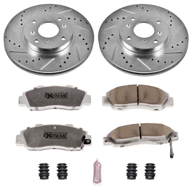PowerStop — Power Stop 98-99 Acura CL Front Z26 Street Warrior Brake Kit - view 1