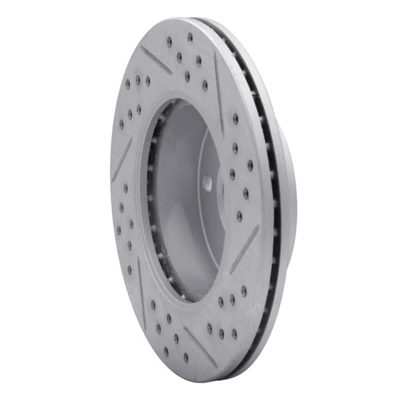 R1 Concepts — R1 03-06 Dodge Verna (Mexico) Front Left Drilled & Slotted Geo-Carbon Rotor - view 4