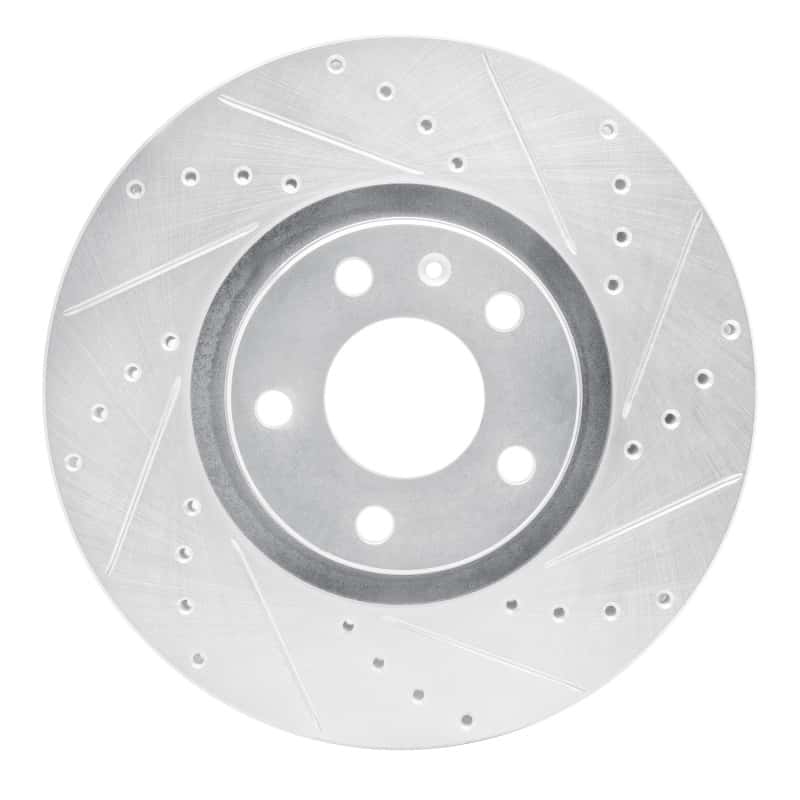 R1 Concepts — R1 05-11 Audi A6 Quattro Front Right Drilled & Slotted Silver Brake Rotor
R1 Brake Rotor Drill - view 1