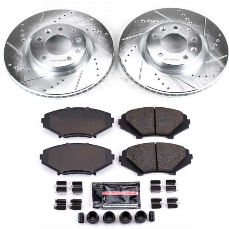 PowerStop — Power Stop 04-08 Mazda RX-8 Front Z23 Evolution Sport Brake Kit - view 1