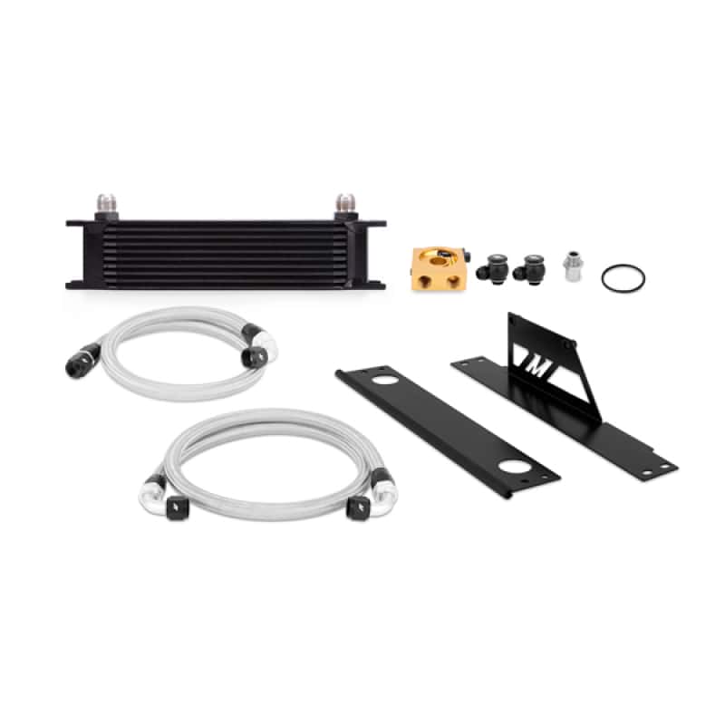 Mishimoto — Mishimoto 02-05 Subaru WRX/STi Thermostatic Oil Cooler Kit - Black - view 3