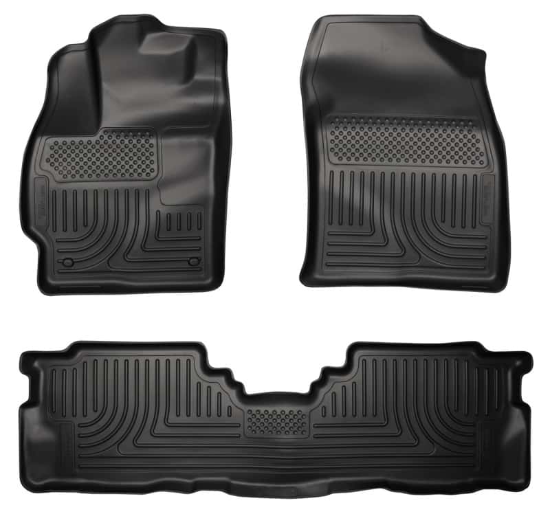 Husky Liners — Husky Liners 2012 Toyota Prius v WeatherBeater Combo Black Floor Liners
Floor Liners - view 1