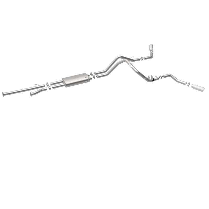 Magnaflow — MagnaFlow Cat-Back 10-15 Toyota Tundra SC LB / CC SB 4.6L/5.7L V8 SS 2.5 Dual Split Rear 4in Tip
Cat-Back - view 16