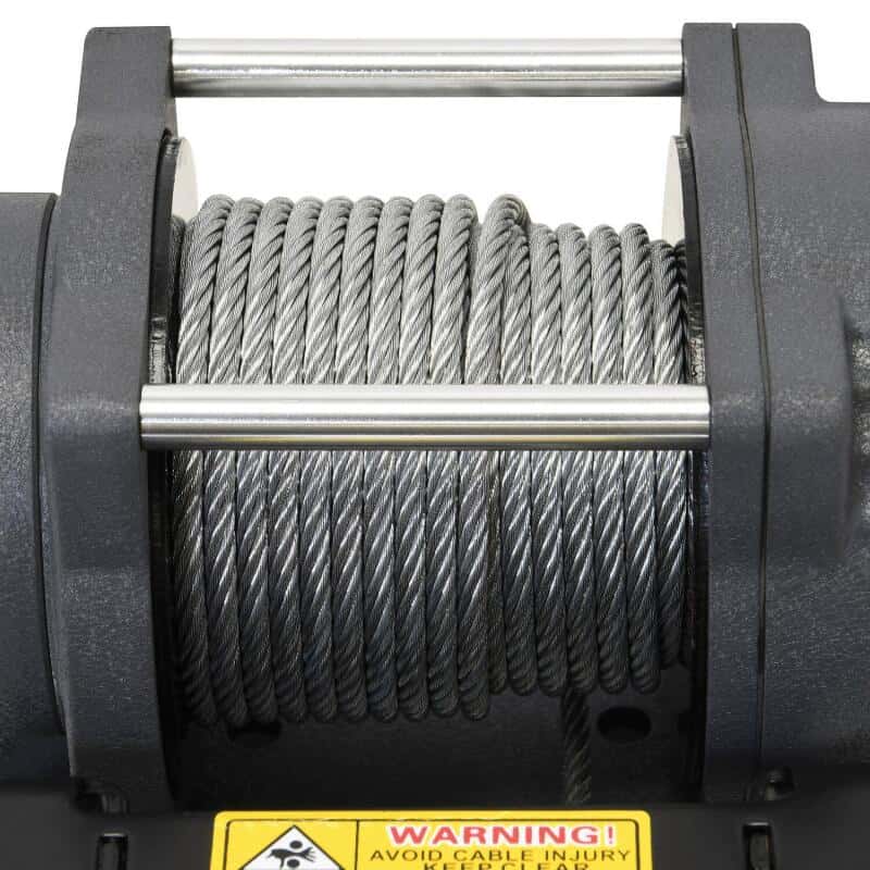 Superwinch — Superwinch 2500 LBS 12V DC 3/16in x 40ft Steel Rope Terra 2500 Winch - Gray Wrinkle - view 14