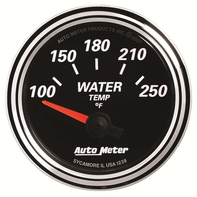AutoMeter — Autometer Designer Black II 52mm 250 Deg F Water Temp Gauge
GA 2" WTMP ELEC DBII - view 2