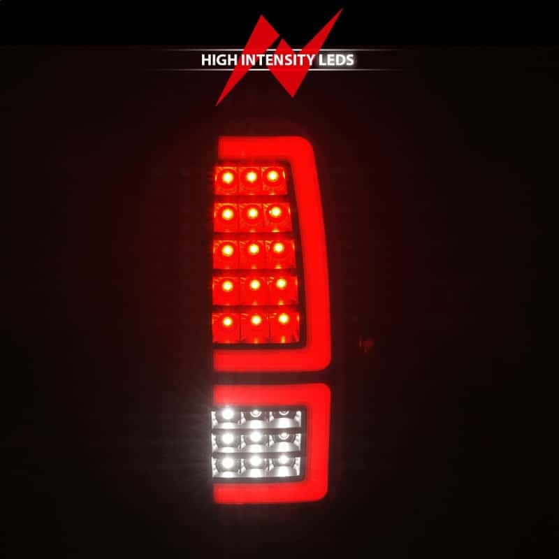 ANZO — ANZO 2014-2021 Toyota Tundra LED Taillights Black Housing/Clear Lens - view 7