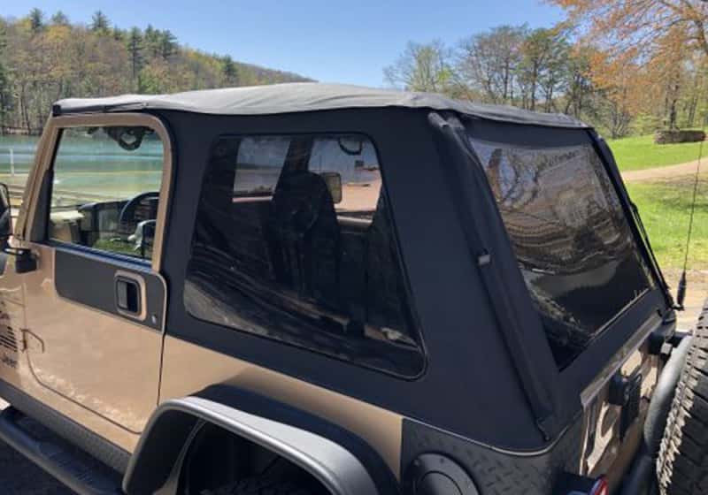 Rampage — Rampage 18-21 Jeep Wrangler (JL) Unlimited Frameless TrailView Fastback Soft Top Kit - Black Diamond
Trlvw Frmls Soft Top
Top-Soft - view 4