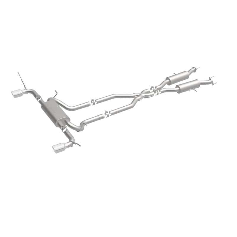 Magnaflow — MagnaFlow Cat-Back SS 2.5in Dual Split Rear 4in Black Tip 11-16 Jeep Grand Cherokee 5.7L V8/3.6L V6
Cat-Back - view 6