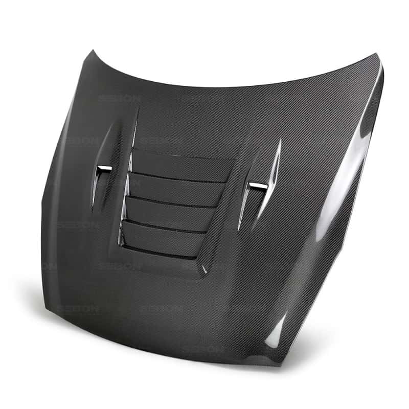 Seibon — Seibon 09-12 Nissan GTR R35 DS-Style Carbon Fiber Hood - view 1