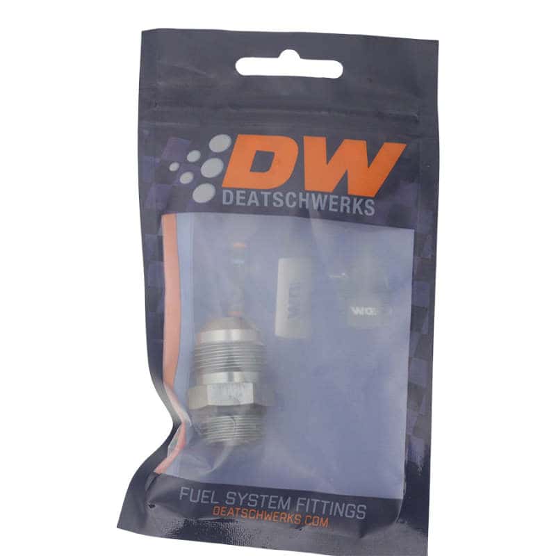 DeatschWerks — DeatschWerks 8AN ORB Male to 10AN Male Flare Adapter - Anodized DW Titanium
Lines & Fittings - view 2