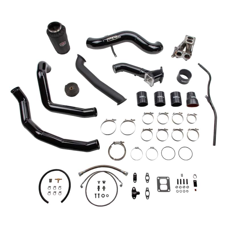 Wehrli — Wehrli 01-04 Chevrolet 6.6L LB7 Duramax S300 Turbo Install Kit (No Turbo) - Gloss Black
S300 Kit 01-04 GB - view 3