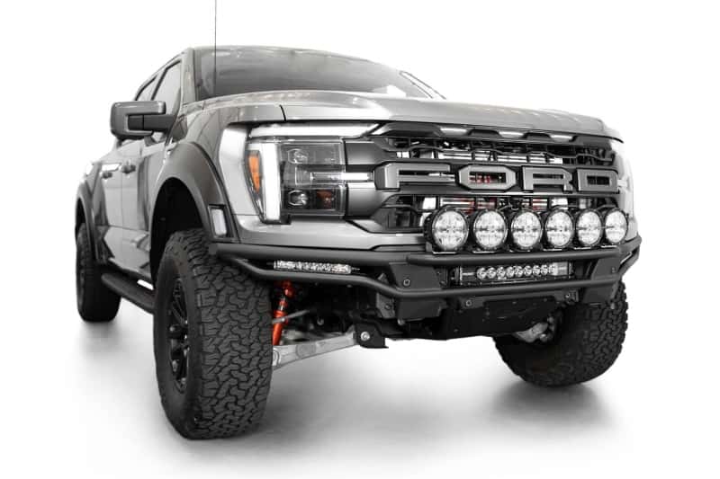 Addictive Desert Designs — Addictive Desert Designs 2021-2024 Ford F-150 Raptor Race Series Front Bumper Light Hoop
Bumper- Front - view 5